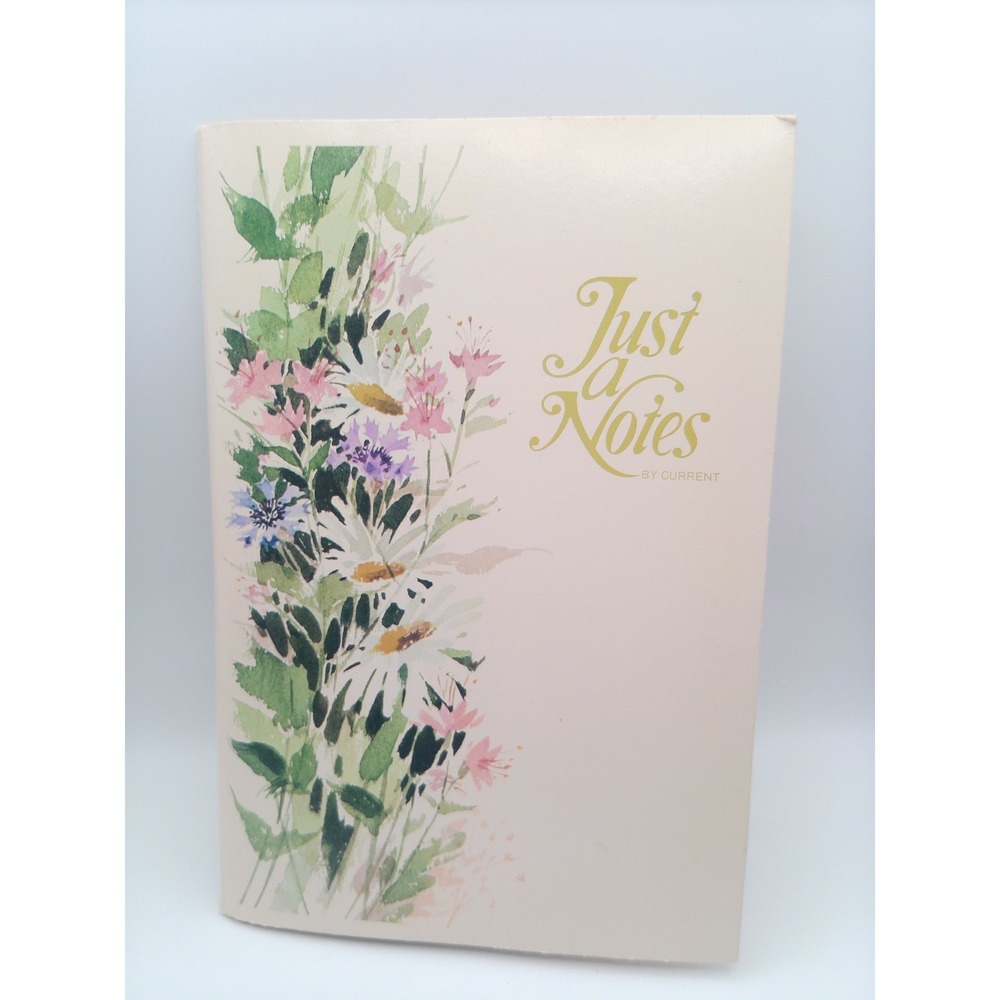 Current Inc Just A Notes Folded Note Cards Folder Epherma PreOwned 12/16 VTG